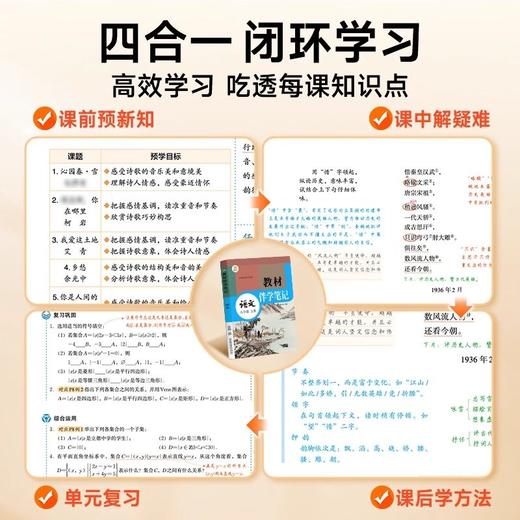 2026春教材伴学笔记下册七下八下九下同步课程 商品图4