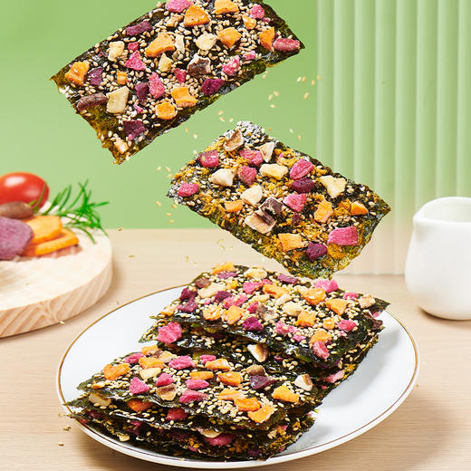 海狸先生零食大礼包礼盒 拌饭海苔/鱿鱼条/仿龙虾球/卤汁带鱼/香辣鳗鱼丝/生虾片/烤鳕鱼片/爆浆鱼蛋/肉松夹心海苔 年货送礼 商品图8