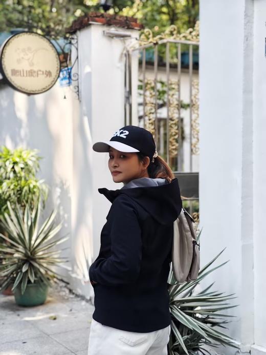 EX2伊海诗户外拼色时尚棒球帽男女款秋冬保暖毛呢鸭舌帽子364092 商品图2