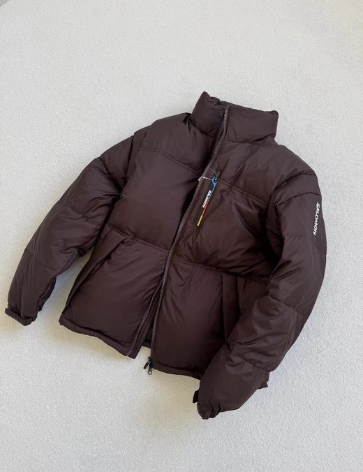 D122480高效保暖舒适纯色羽绒服600蓬鹅绒雪绒服 商品图3