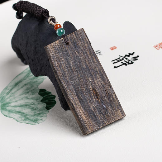 xy0661【沉水级】沉香平安无事牌挂件 商品图7