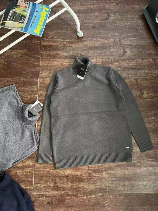 D122467冬季男士羊毛羊驼毛高领毛衣针织衫 商品图11