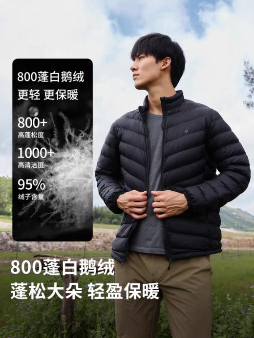 君羽户外反季羽绒服男女款90鹅绒800蓬秋冬轻薄时尚短款C52021/F52022 商品图10