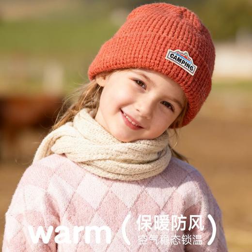 冬季儿童针织帽男女童护耳保暖帽子儿童防寒套头帽可爱加厚针织帽 商品图1