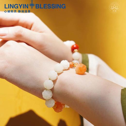 白菩提手串 ， 来自灵隐寺的礼物，腕间留白前路明，寓意美好显气质，自戴送人皆宜！ 商品图2