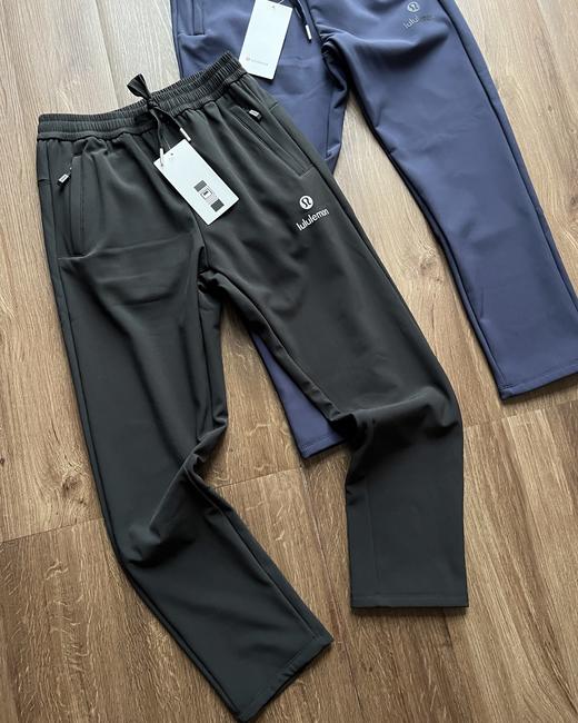 男女同款加绒加厚休闲裤秋冬季节保暖直筒裤休闲运动裤 商品图2