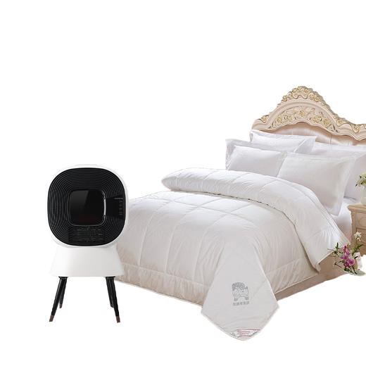 （分多包裹发货）NATHOME 取暖器 NM-RF3202+恒源祥集团彩羊家纺-纯新羊毛被（白）+1DH1212【鲜知10.0】 商品图0