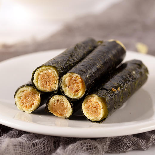 海狸先生零食大礼包礼盒 拌饭海苔/鱿鱼条/仿龙虾球/卤汁带鱼/香辣鳗鱼丝/生虾片/烤鳕鱼片/爆浆鱼蛋/肉松夹心海苔 年货送礼 商品图10
