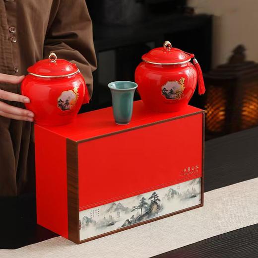 半墨山水【红.2瓷+1瓷杯】50元1套.整箱10套 商品图3