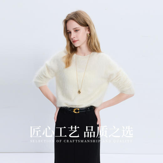 三彩2026新款皮腰带复古C型金属扣窄版皮带二层牛皮简约时尚女 商品图1