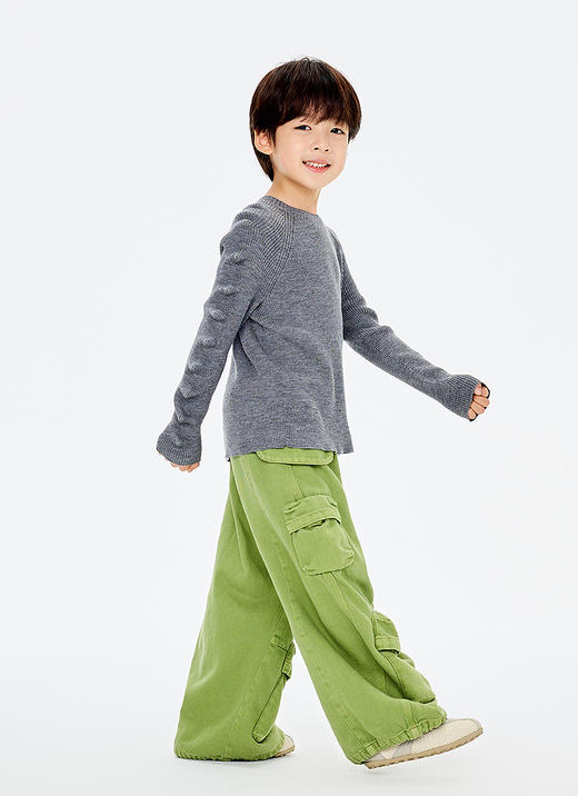 jnby   26年春款  长袖套头毛衫  1Q1313340 商品图8