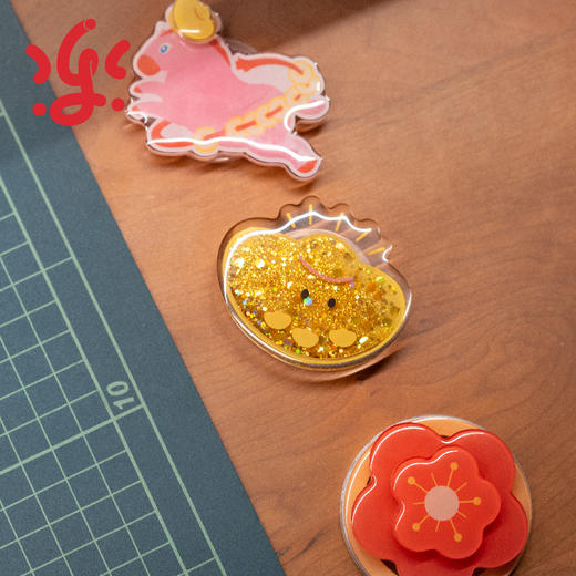 古古楽新年苹果手机支架 商品图3