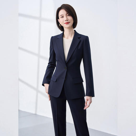 罗蒙女士单西外套平驳领气质商务职业挺括有型时尚通勤西服 商品图5