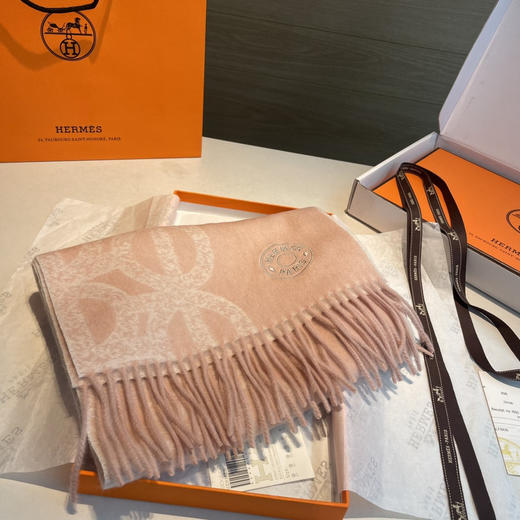 秋冬特惠💰320 爱马仕男女双面围巾 商品图2