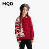 【MQD】童装儿童新年毛衣冬装新款女童针织衫国风加厚红色拜年服 商品缩略图0