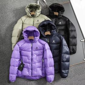 D122433鹅绒防风保暖拒水轻量易收纳高海拔徒步登山运动户外连帽羽绒服