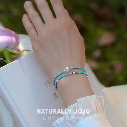 老米优品🎈抢福利！设计师款-《松石度假风首饰合集》项链，戒指，手链。。。巨美~~ 商品图8