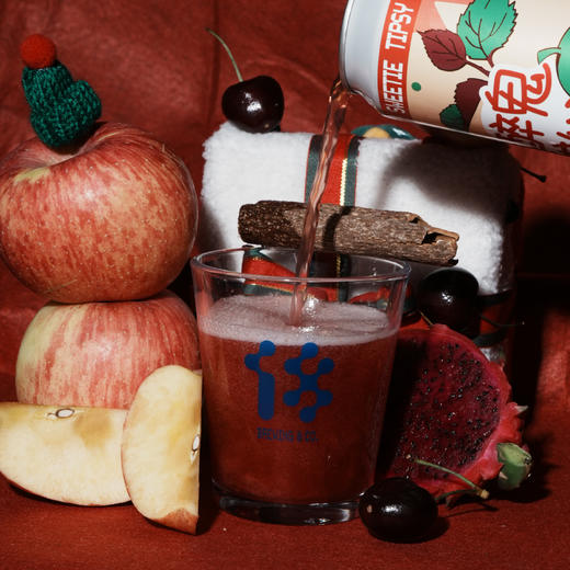 拾捌精酿 圣诞节特酿款 醉鬼甜心·紫苏肉桂红苹果版果酒 6罐装 商品图2