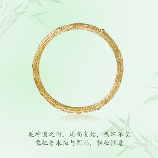 哪咤乾坤圈手镯2025新款轻奢小众精致999足银实心手环 商品图4