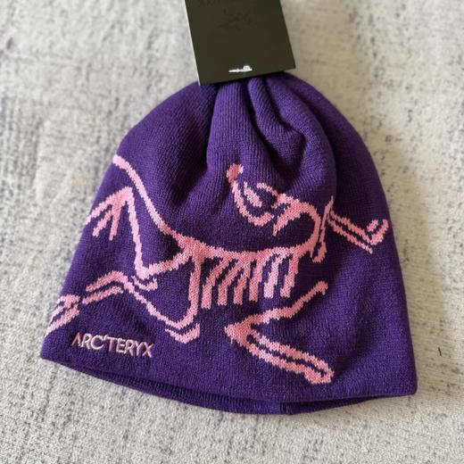 D122457双面提花刺绣款无边帽防寒线绒帽针织帽 商品图13