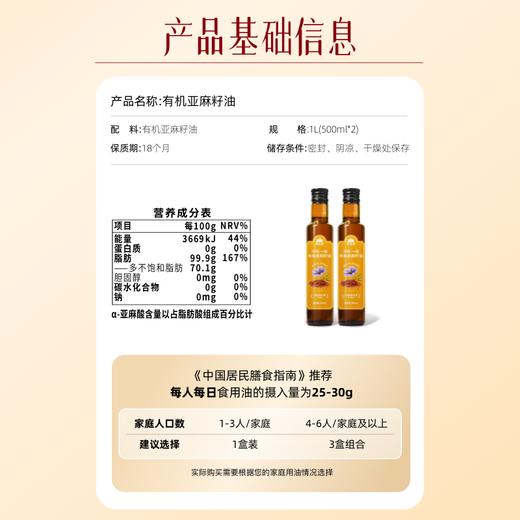预售12月31日发货【2000积分+309】长轻 福禄新春健康礼盒（ 2026日历*1+亚麻籽油500ml*2瓶+禾优健 松茸燕窝肽即食益生菌粉*2盒） 心意不迟到 商品图5