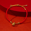 【“红”运相伴  耀启新年】三彩2026新款镂空金葫芦手链红绳 商品缩略图4