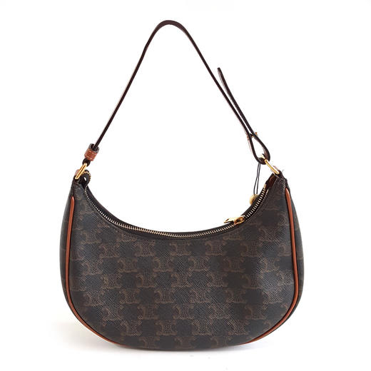 【95新】CELINE思琳棕色凯旋门老花AVA豌豆包腋下包单肩包女士211225AK06 商品图2