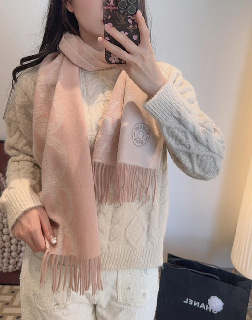 秋冬特惠💰320 爱马仕男女双面围巾 商品图0