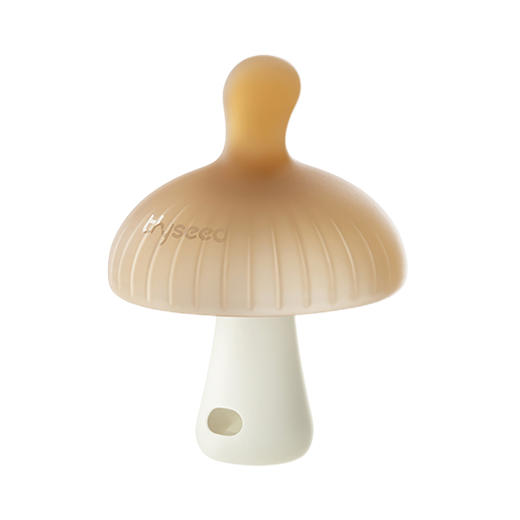 世喜小蘑菇安抚牙胶（TD-F01）世喜棕/（TD-F02）珊瑚橙 商品图1