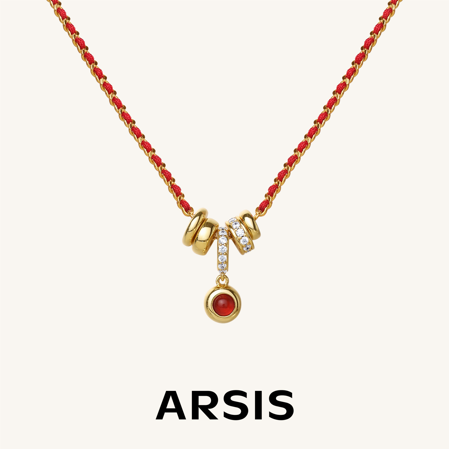 ARSIS｜新年系列 鸿运平安豆项链