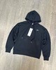 D122459加绒套头上衣纯色休闲宽松运动抽绳连帽卫衣 商品缩略图1