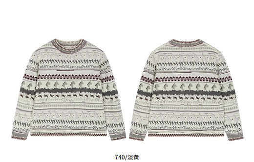 jnby  26年春款  长袖套头毛衫  1Q1312060 商品图6