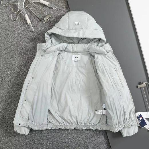 D122434学院系列毛巾绣字母纯色连帽羽绒服男女情侣款 商品图6