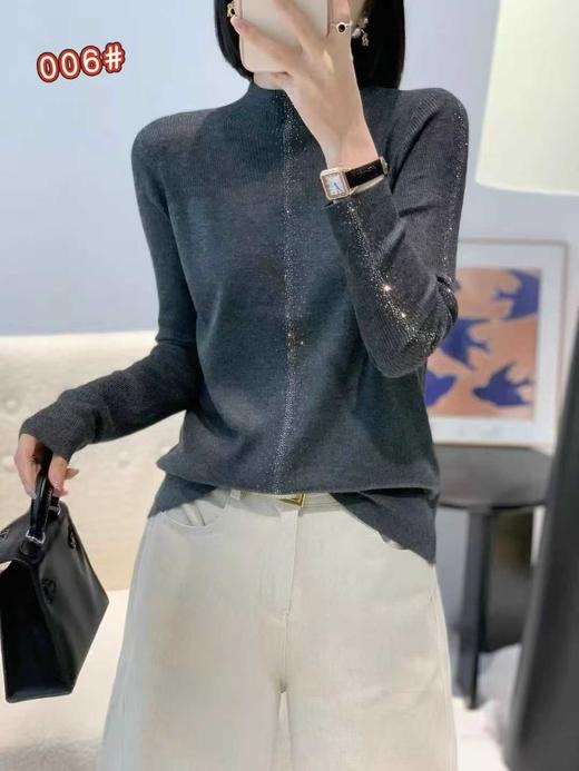 CP竹纤维女士时尚轻奢针织毛衫006 商品图1