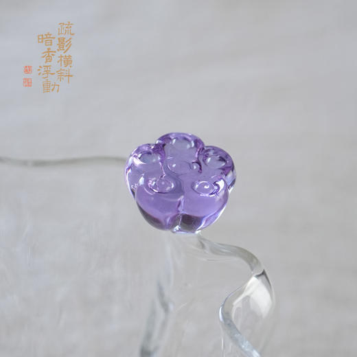 暗香疏影/莲池匀杯无耳莲蓬茶海公道杯高硼硅玻璃分茶器160ml 商品图2