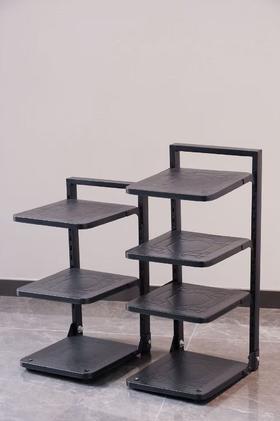 🌸一个顶十个❗❗还厨房一个干净整洁【Trees&wind锅具收纳架】 🌳多层可调节，各种锅具杂物都能分区摆放 ✅层高可随意调节，各种尺寸的锅都能放