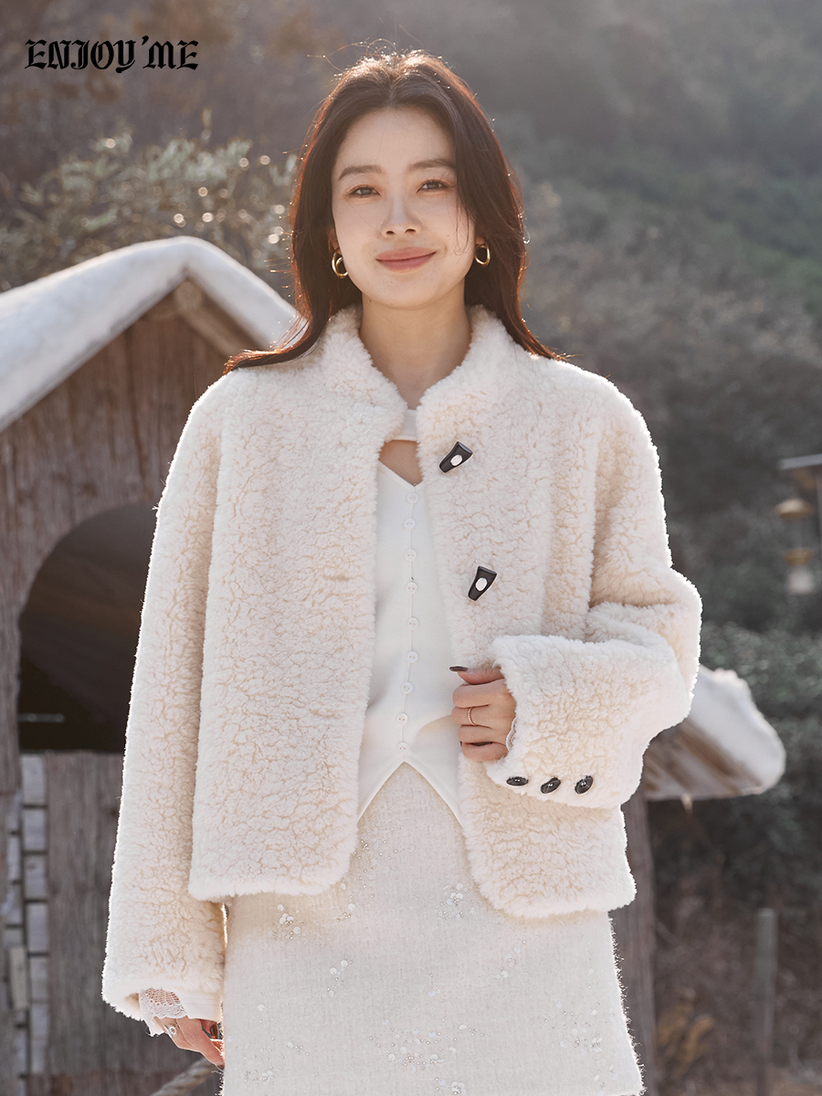 【门店同款】ENJOY冬季“暖冬软糖”舒芙蕾外套 168693074