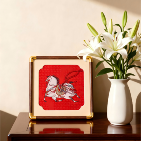 万事利方形织锦摆件