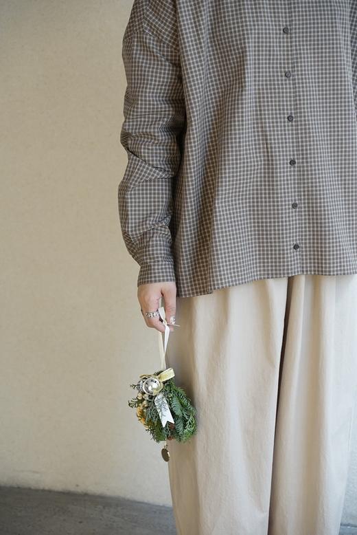 apuntob 迷你领细格纹衬衫 商品图5