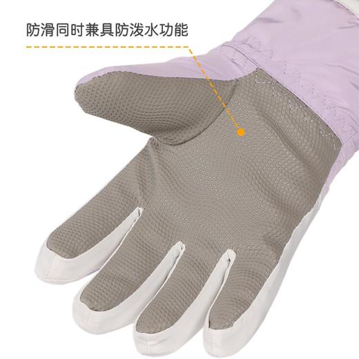 冬季儿童卡通手套库洛米绒毛袖口儿童滑雪手套保暖加厚防水手套男 商品图3