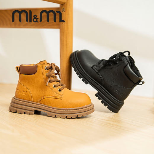 M1M2圆绳酷感短靴(绒）M543A3052R 商品图1