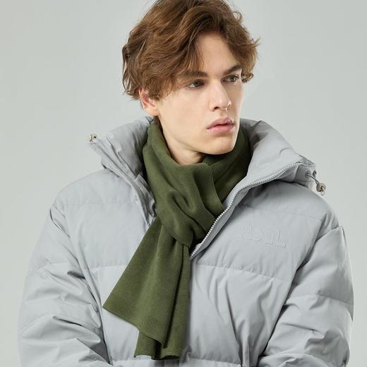 摇粒绒保暖围巾女冬季高级感纯色围巾百搭护颈防寒户外加长款围脖 商品图3