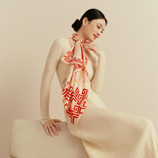 2026总台春晚方巾-骐骥之境 商品图2