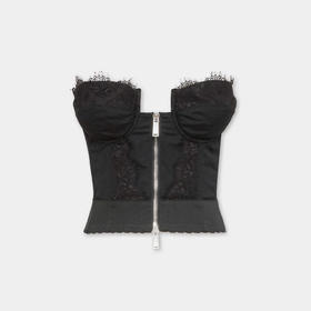 DSQUARED2 女士80年代V型胸衣 黑色 S72NC1170 S36275 900