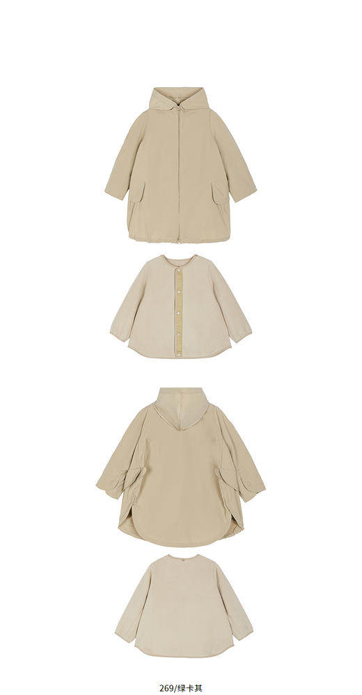 Jnby 26年春款  中长款风衣 1Q1921010 商品图6