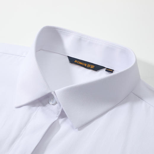 罗蒙女士长袖衬衫暗门襟设计纯色职业商务风优雅干练通勤舒适亲肤长袖衬衣 商品图9