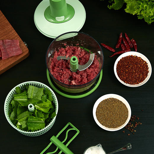 美穗吉家 多功能食物处理器绞肉机1.2L 商品图2