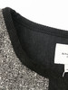 质感控必入 银灰混纺肌理纹 黑边点缀圆领单排扣复古小香风短外套 商品缩略图2