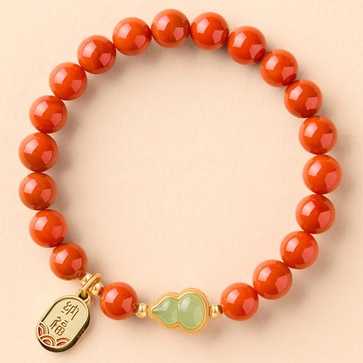 南红玛瑙手串葫芦纳福保平安天然玉石 商品图3