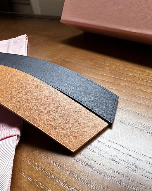 现货 THS-无 缪家 女士纳帕皮金色腰带 女士皮带 2色 CR237 商品图1